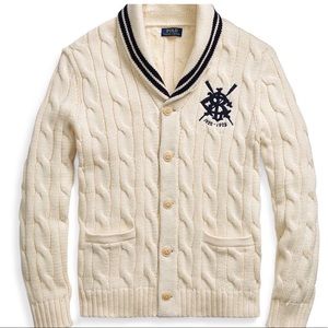 Ralph Lauren cotton shawl cardigan